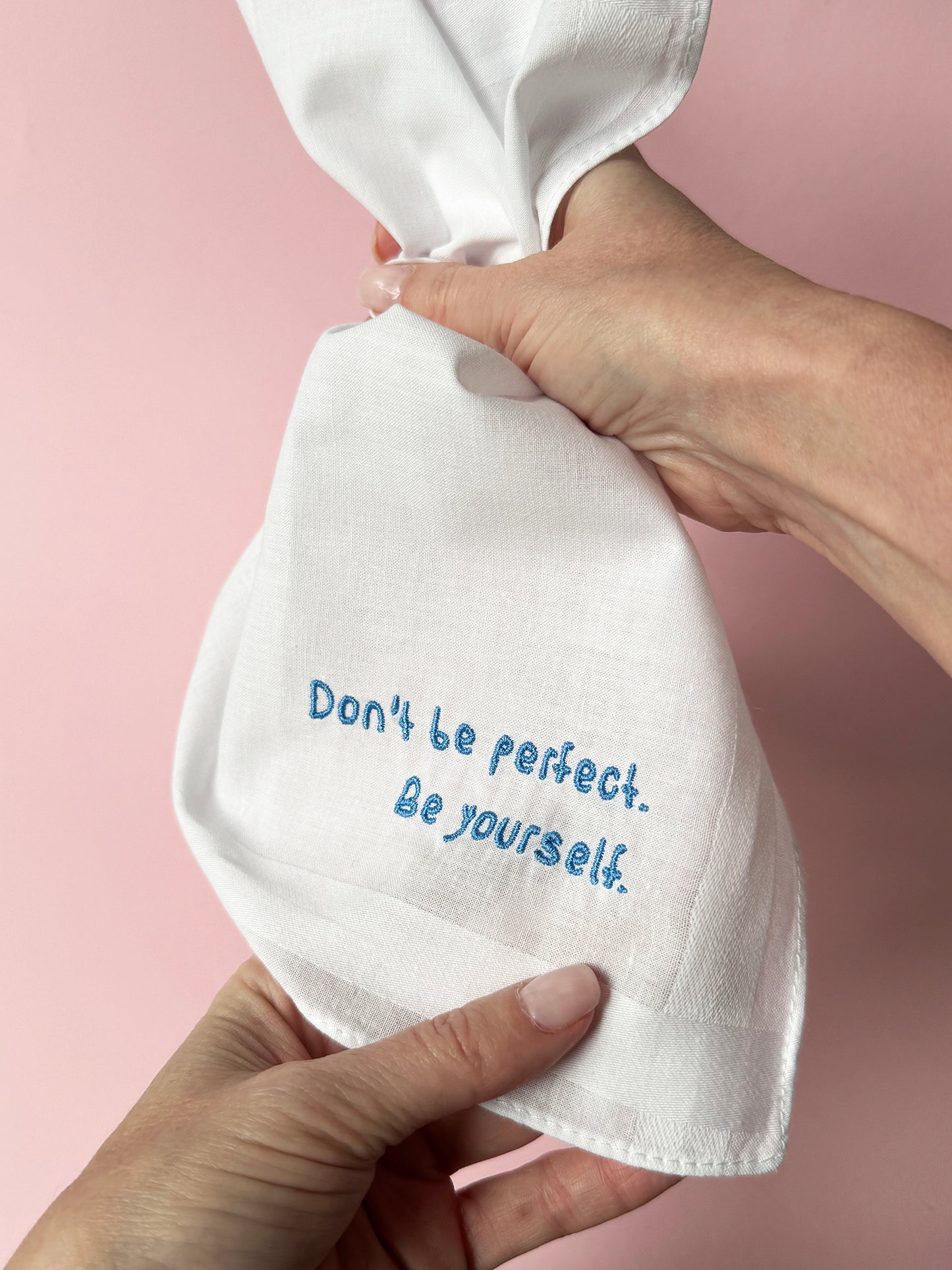 Don't be perfect. Be yourself.