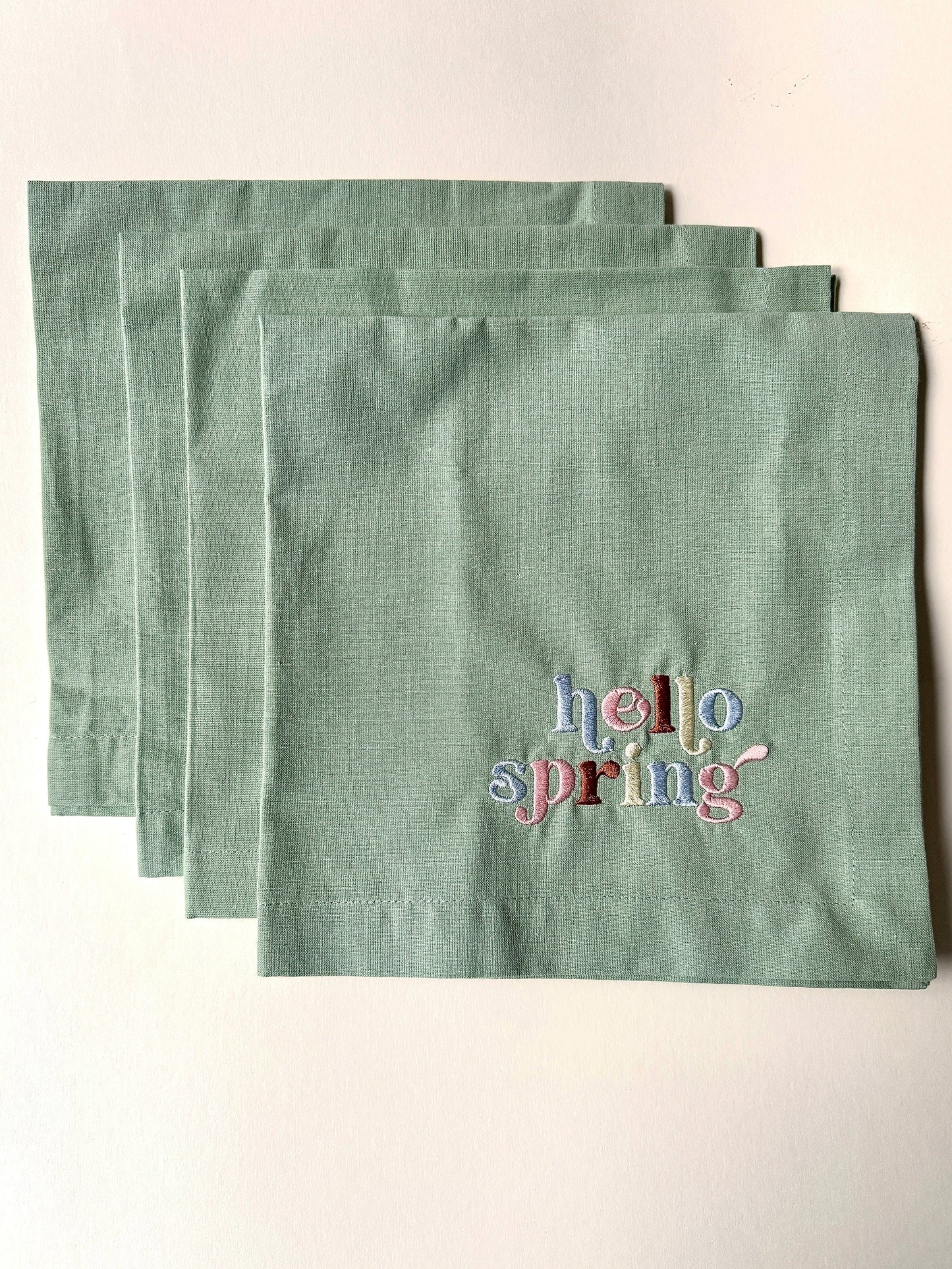 Servietten-Set "Hello Spring" (4 Stk.)