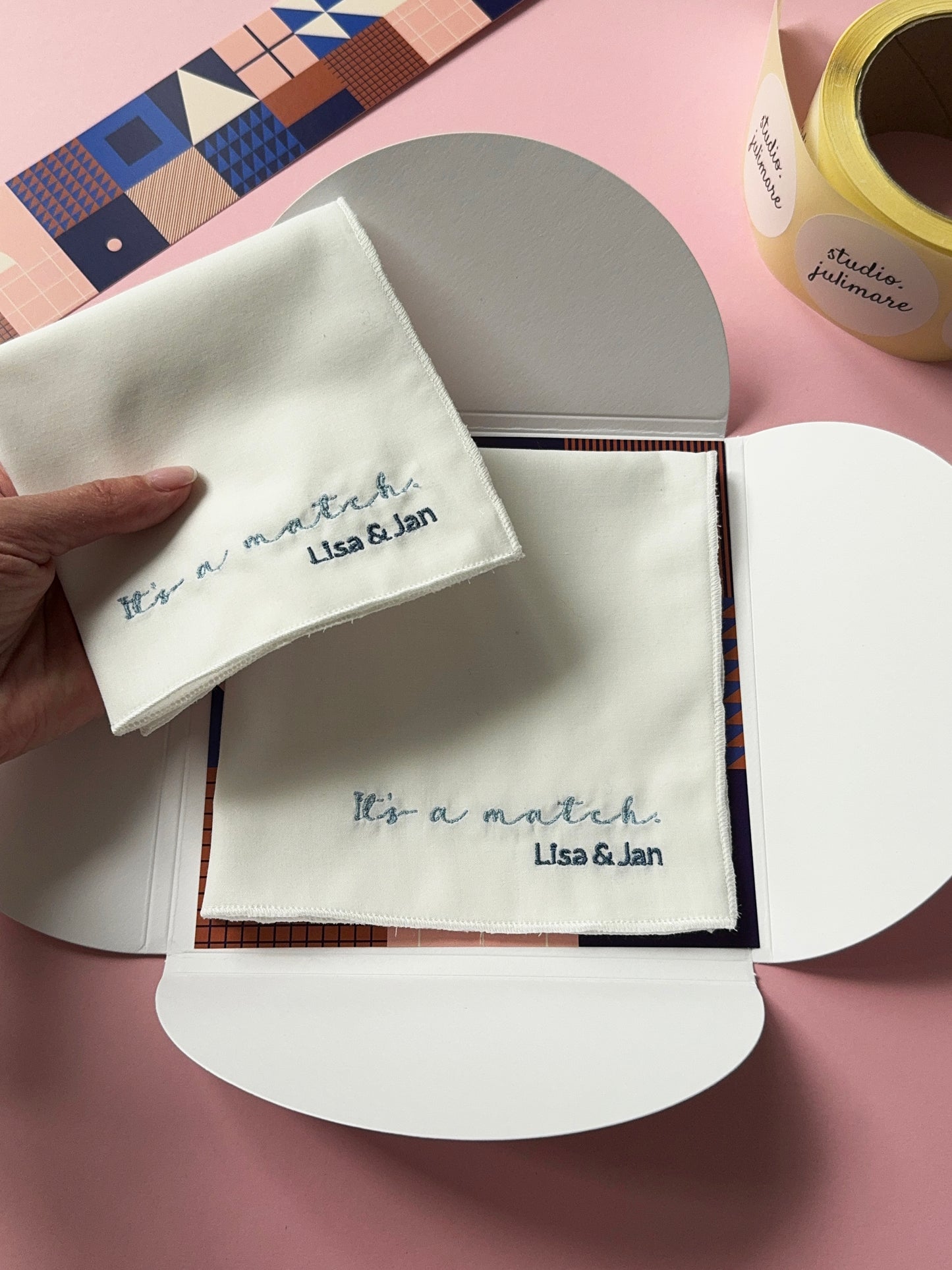 Personalized cloth handkerchiefs