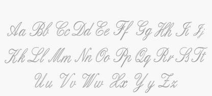 "NOBLE" - bestickte personalisierte Serviette mit Monogramm für Hochzeit & Events
