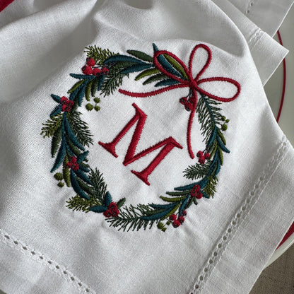 Winterliches Monogramm (farbig)