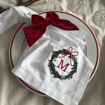 Winterliches Monogramm (farbig)