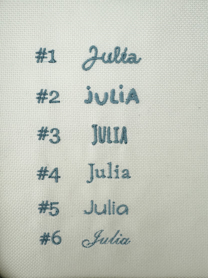Baumwollserviette "Schrift No.1"