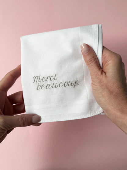 Thank you beaucoup