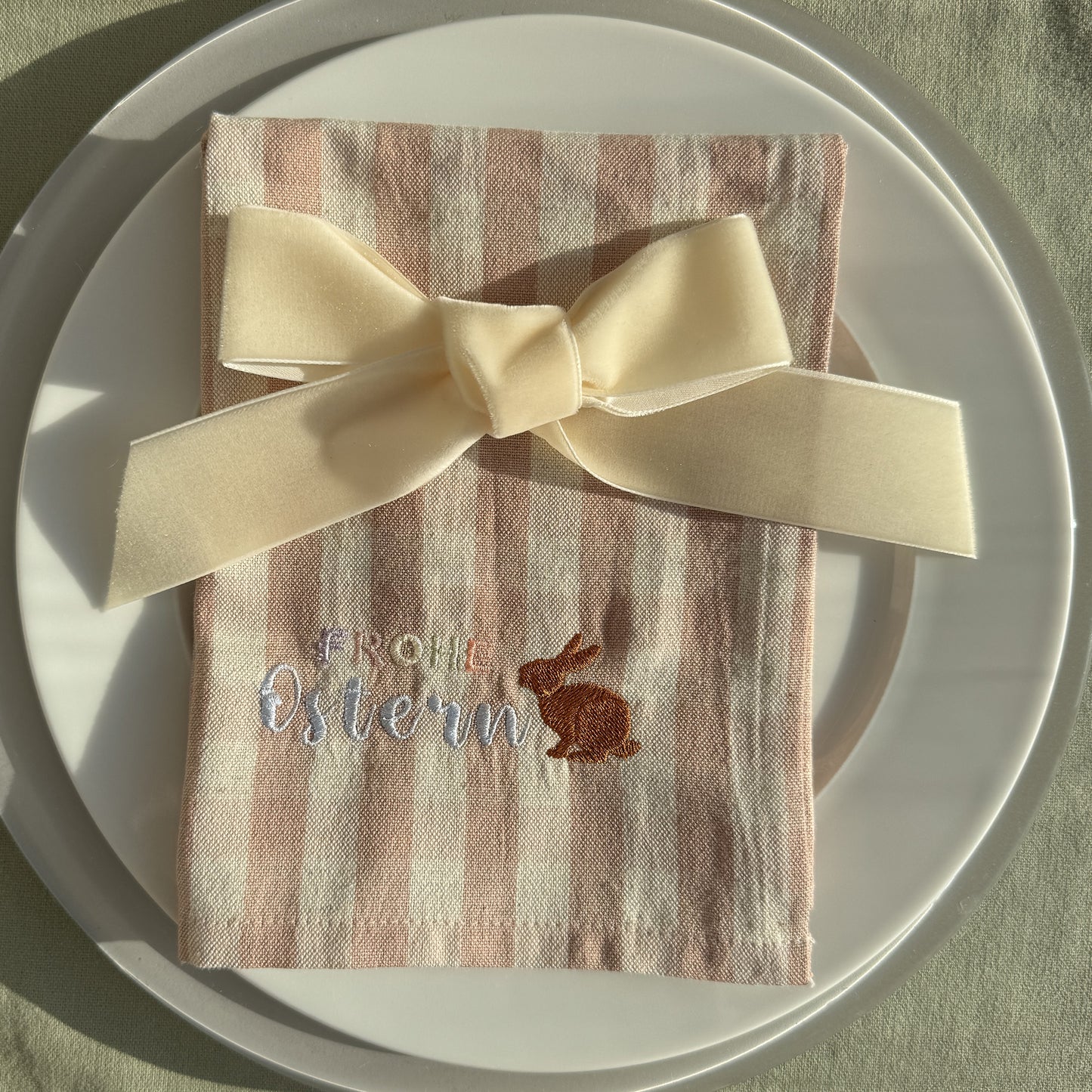 Servietten-Set "Osterhase" (4 Stk.)