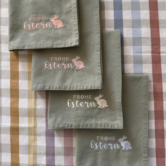 Servietten-Set "Frohe Ostern" (4 Stk.)