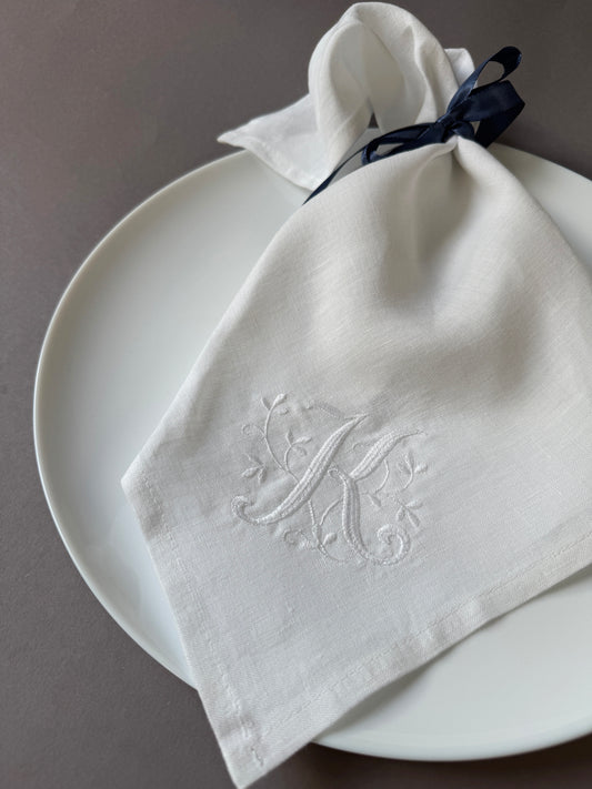 Serviette Leinen "Hochzeit No. 1"