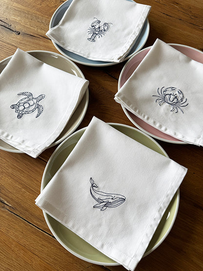 Servietten-Set "Meerestiere"