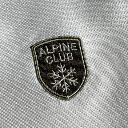 ALPINE CLUB – Besticktes Winter-Serviettenset, 4er-Set Grün